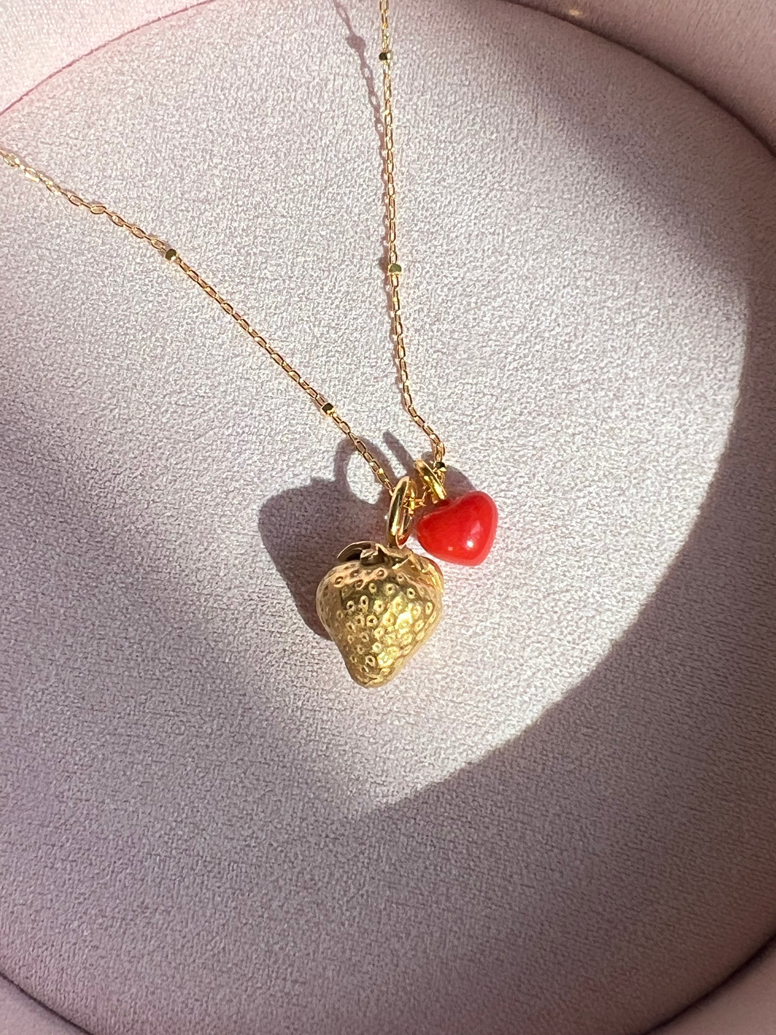 Strawberry Love Halskæde